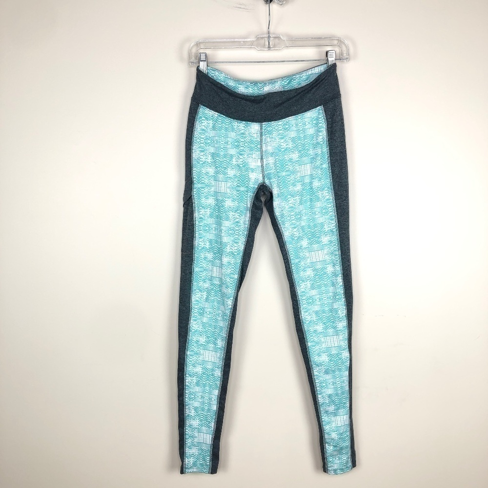 Soybu turquoise grey leggings medium